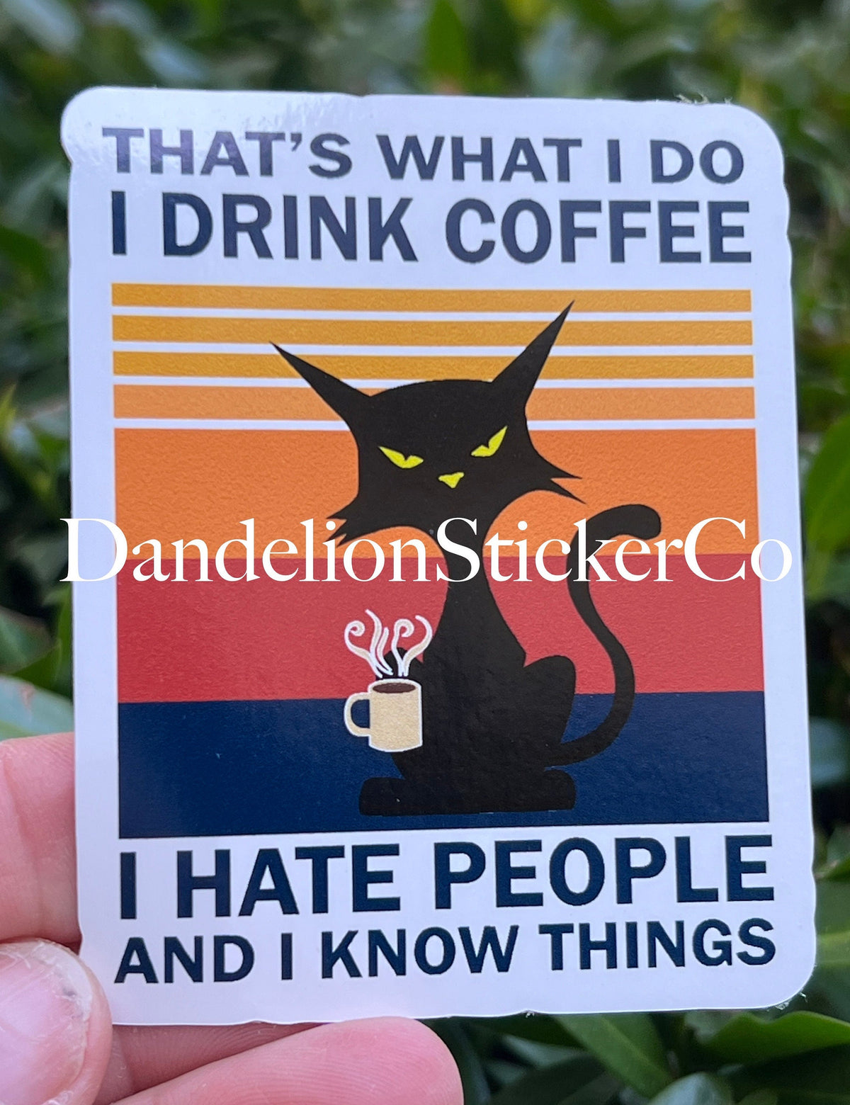 I Hate People Sticker