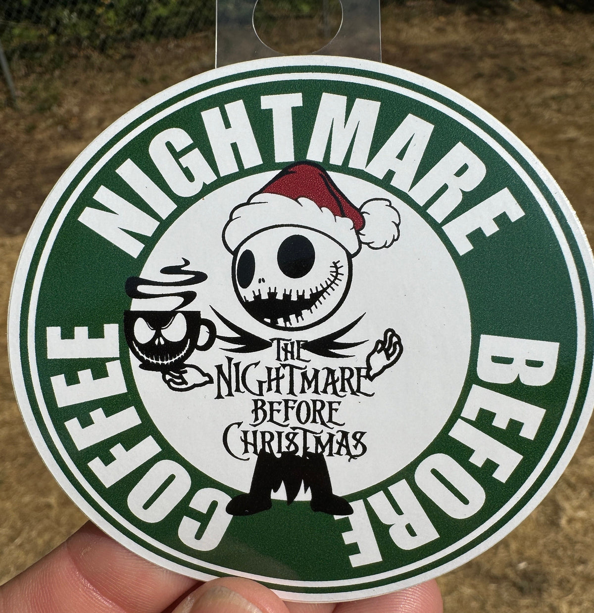 Nightmare Before Coffee Sticker