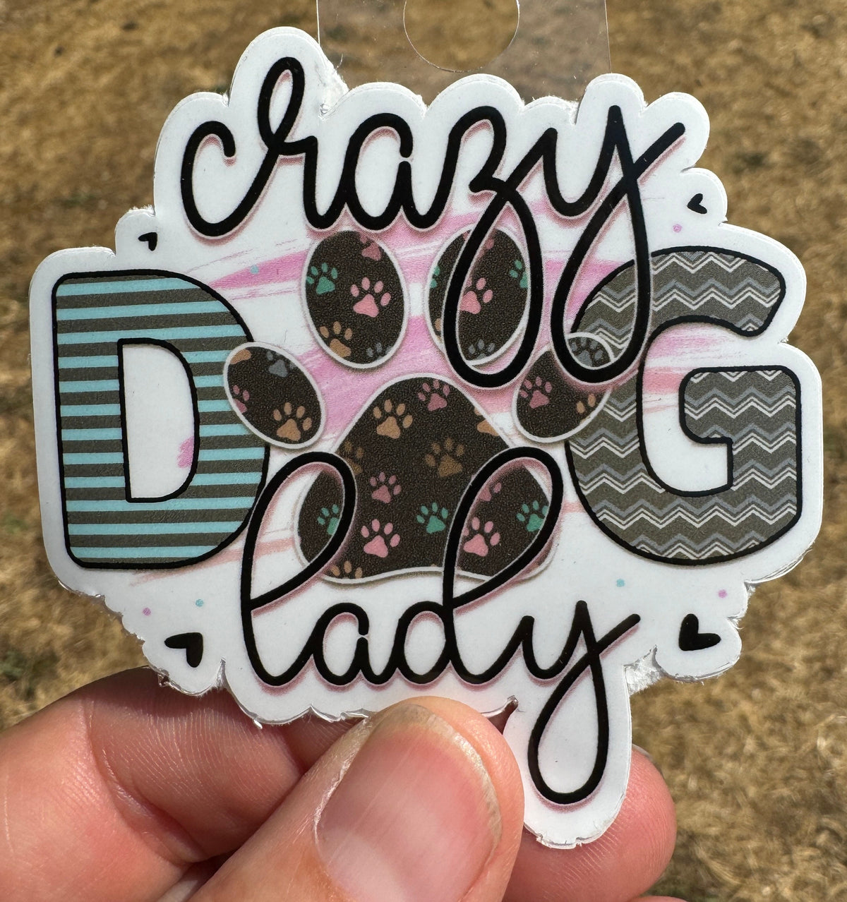 Crazy Dog Lady Sticker