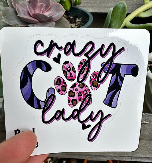 Crazy Cat Lady Sticker