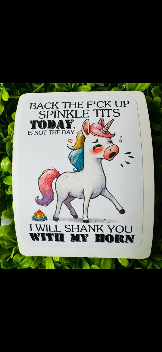 Back the F*** Up Sticker