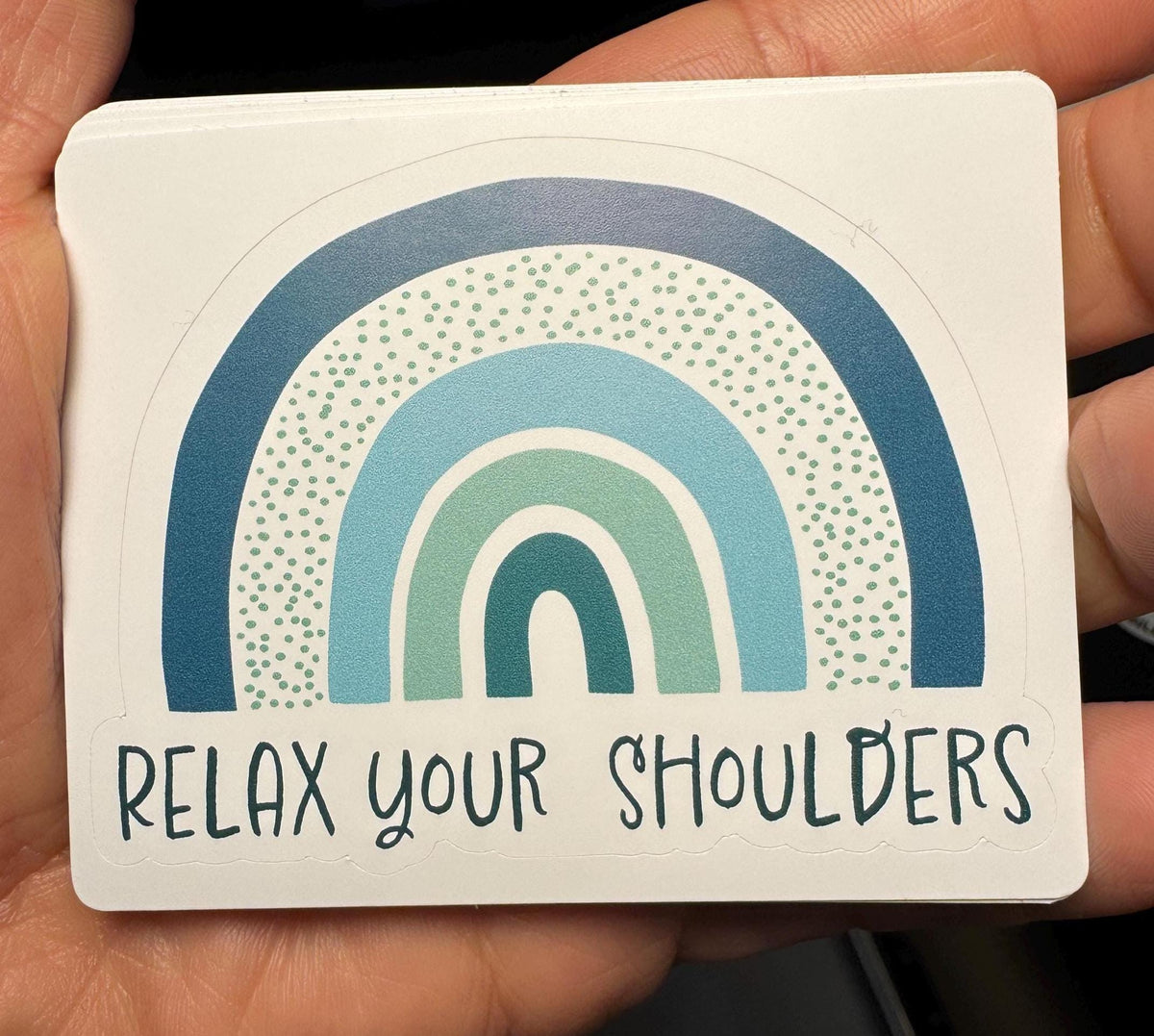 Relax Your Shoulders sticker